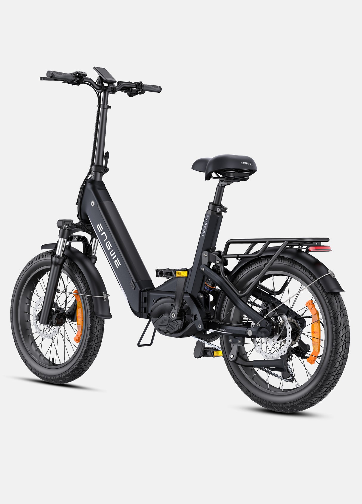 folding e bike ENGWE L20 3.0 Pro with anti theft systems
